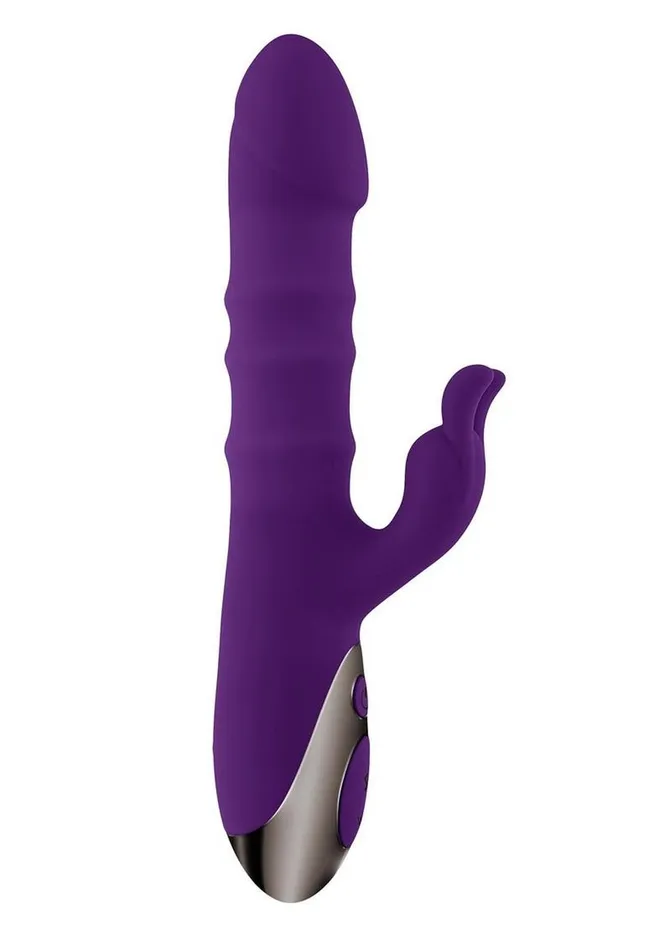 Female Sex Toys Playboy Playboy Hop to It Rechargeable Silicone Rabbit Vibrator