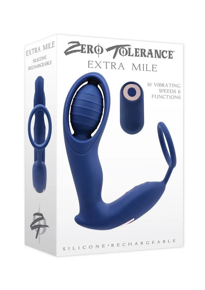 Female Sex Toys Zero Tolerance Zero Tolerance Extra Mile Rechargeable Silicone CRing Double Motor Vibrator with Remote Control