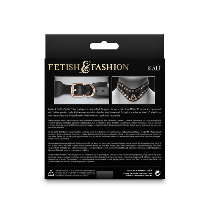 Fetish Fashion Kali Collar Black Collar NS Novelties Anal