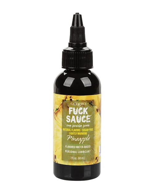 Fuck Sauce Water Based Personal Lubricant 2 oz Pineapple California Exotic Novelties Lubricants