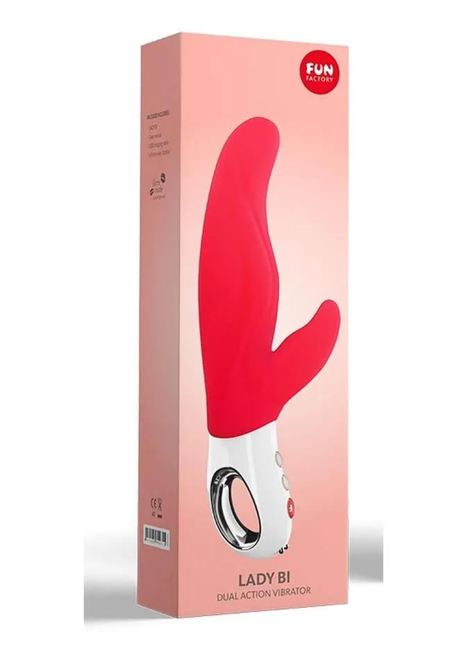 Fun Factory Female Sex Toys Lady Bi Silicone Vibrator with Clitoral Stimulator India