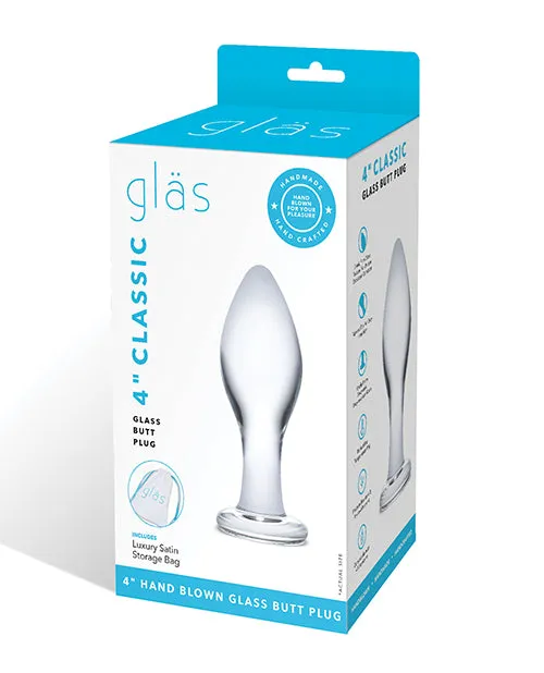 Glas 4 Classic Butt Plug Clear Electric Eel INC Anal