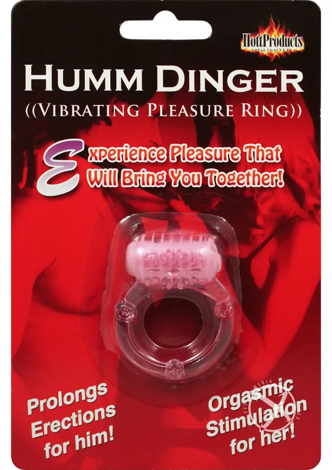 Humm Dinger Vibrating Cockring Hott Products Female Sex Toys