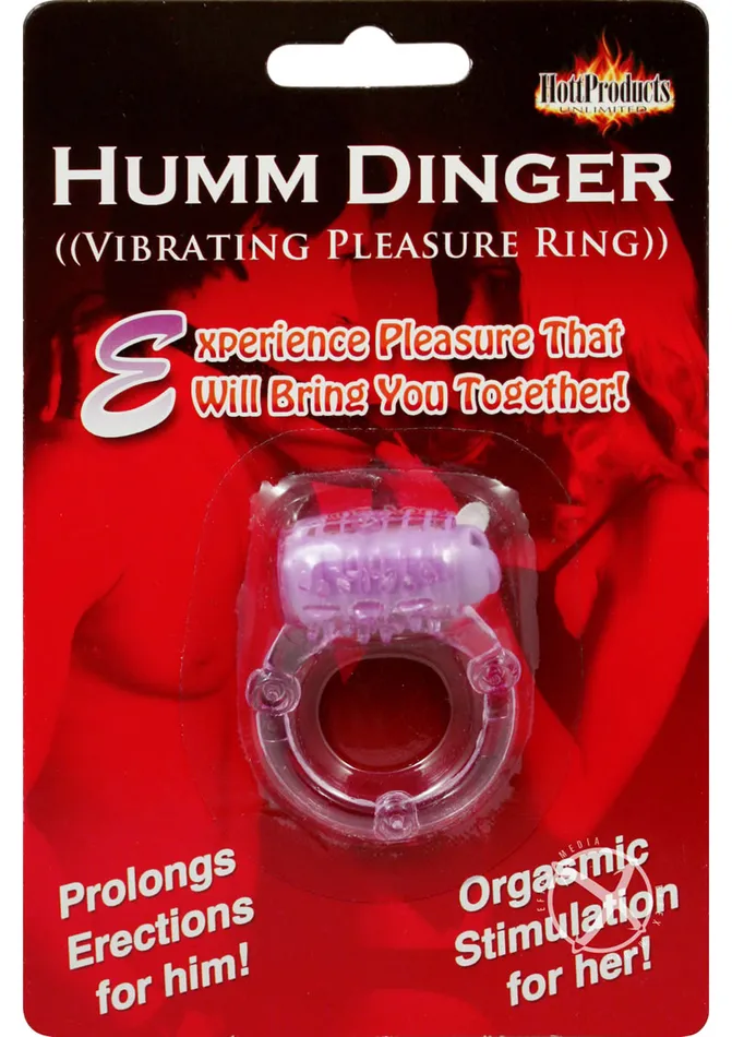 Humm Dinger Vibrating Cockring Hott Products Female Sex Toys