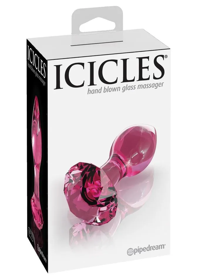 Icicles Male Sex Toys Icicles No 79 Glass Anal Plug