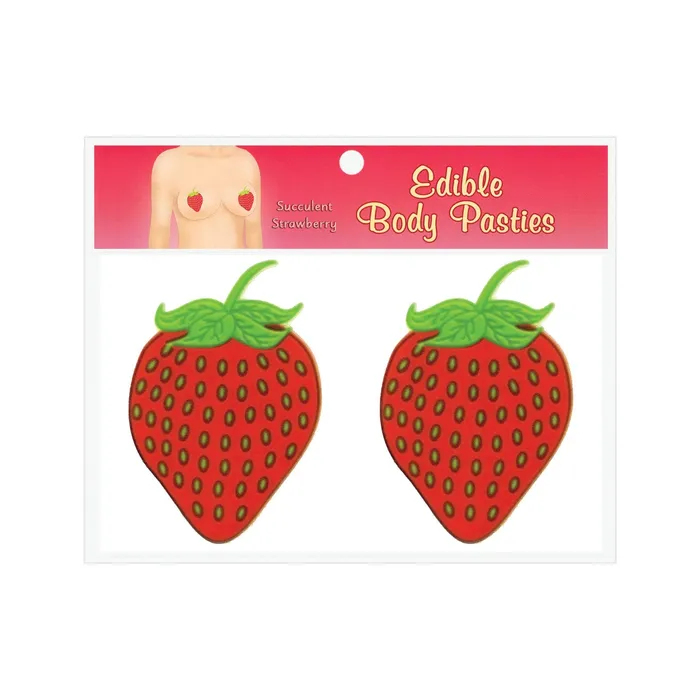 Icon Brands Female Sex Toys Edible Body Pasties Strawberry