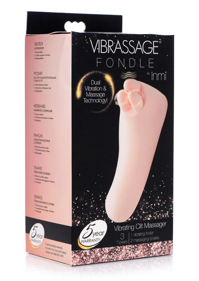 Inmi Inmi Vibrassage Fondle Silicone Vibrating Clit Female Sex Toys