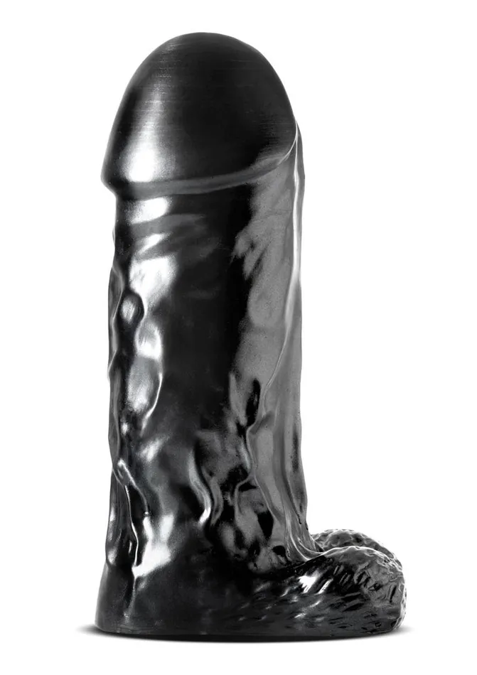 Jet Female Sex Toys Jet Destroyer Dildo with Balls 10in Carbon Metallic