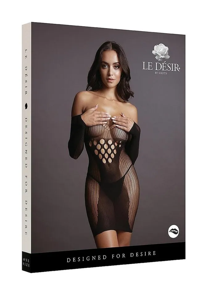 Le Desir Female Sex Toys Le Desir Long Sleeved Mini Dress