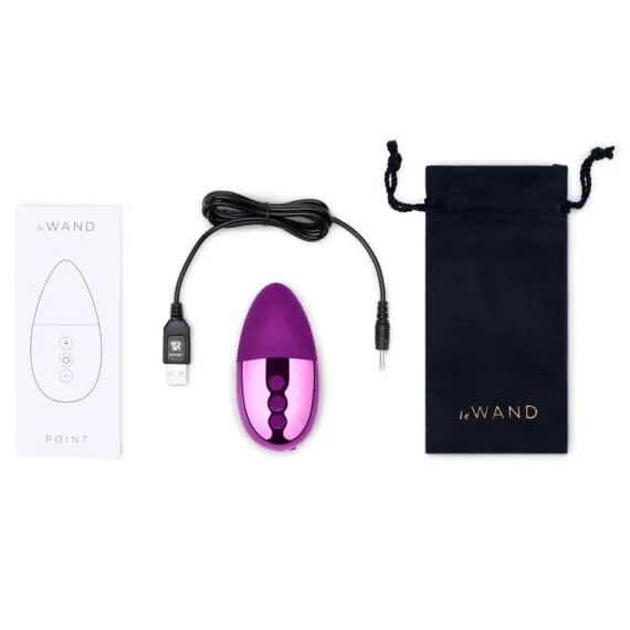 Le Wand Chrome Collection Point Elegant Rechargeable Vibrator Le Wand Female Sex Toys