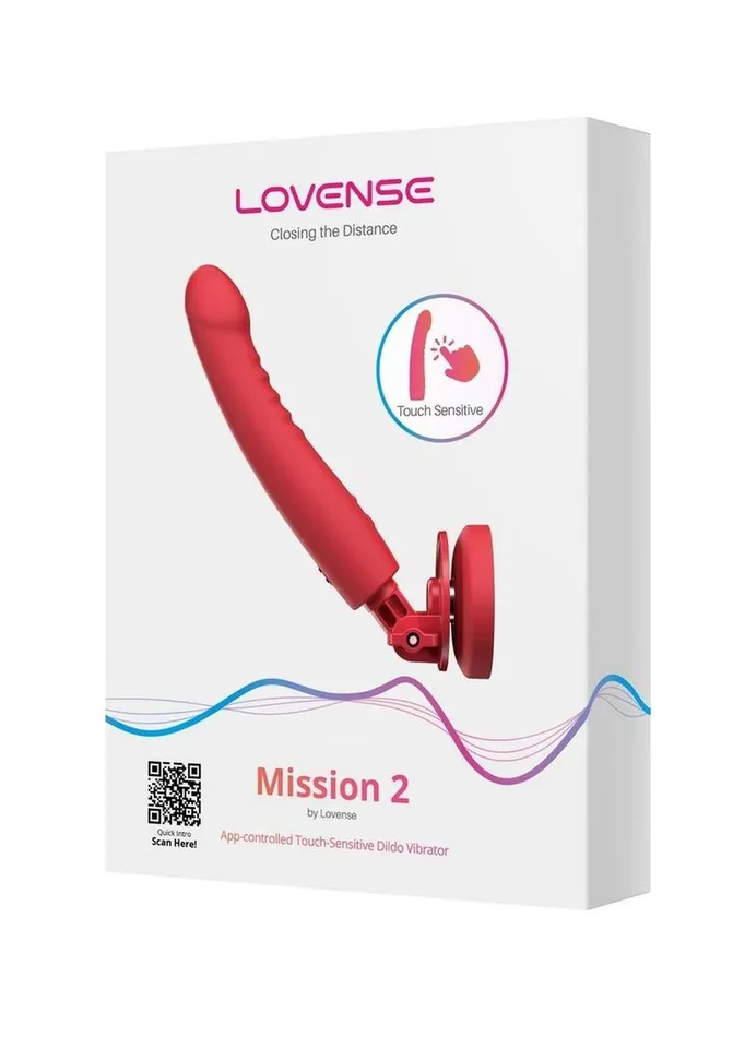 Lovense Lovense Mission 2 Silicone Rechargeable Vibrator Female Sex Toys