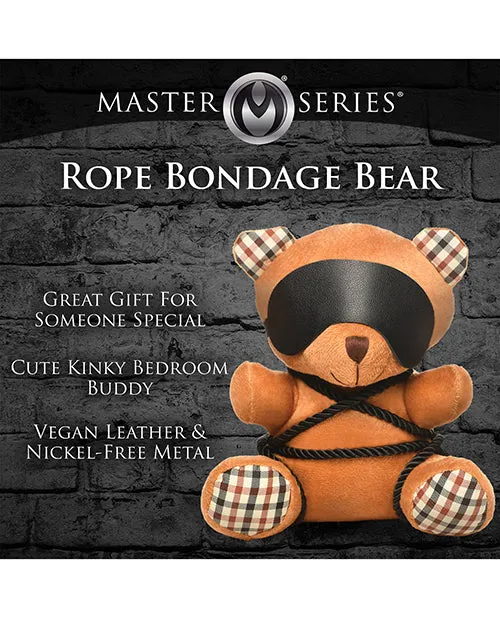 Master Series Rope Teddy Bear Plush Xr LLC Male Sex Toys