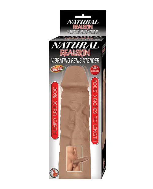 Nasstoys Male Sex Toys Natural Realskin Vibrating Penis Xtender 