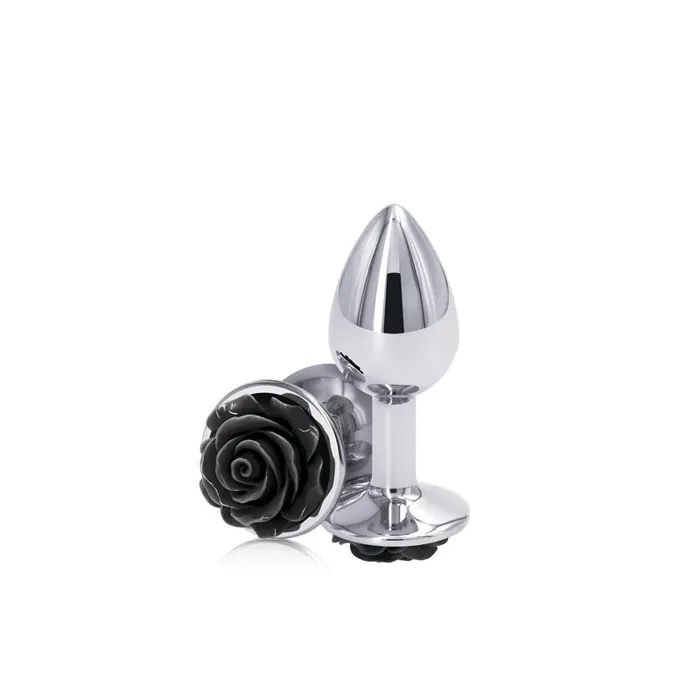 NS Novelties Anal Rear Assets Black Rose Anal Plug by NS