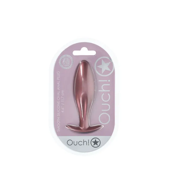 OUCH Oval Anal Plug Rose Gold 117 cm Butt Plug Shots Toys Anal