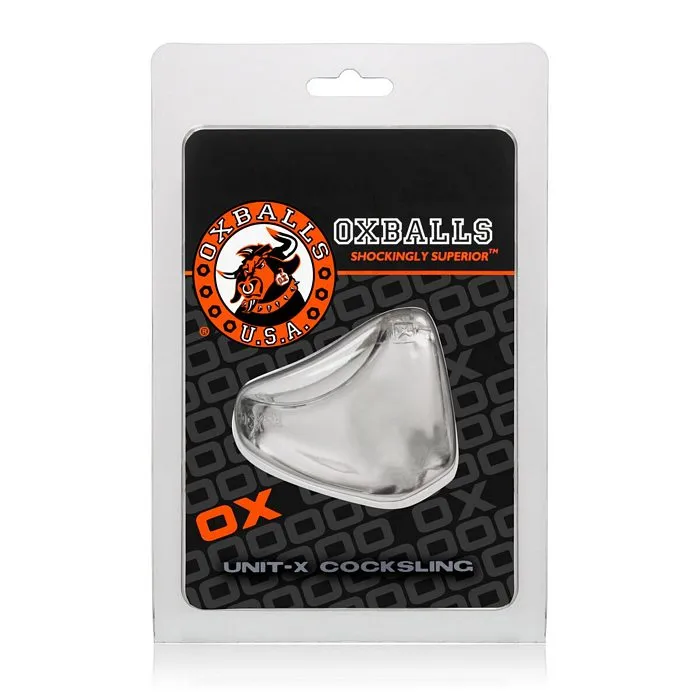 Ox Balls Oxballs Unit X Cock Sling Clear Dildos