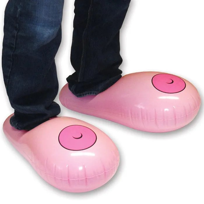 Ozze Creations Male Sex Toys Inflatable Boobie Slippers