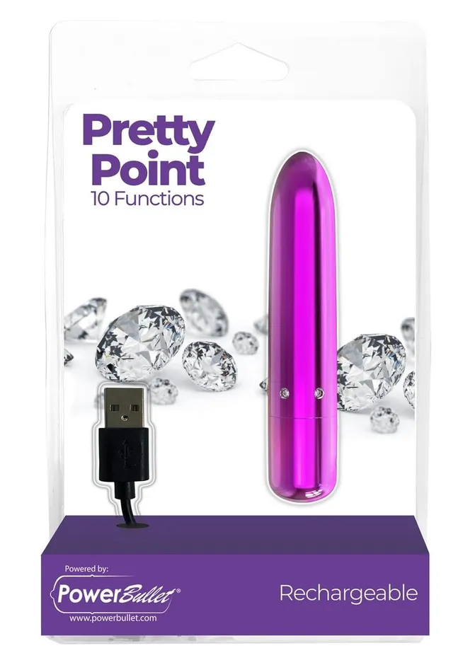 Powerbullet Female Sex Toys Powerbullet Pretty Point Rechargeable Bullet Vibrator