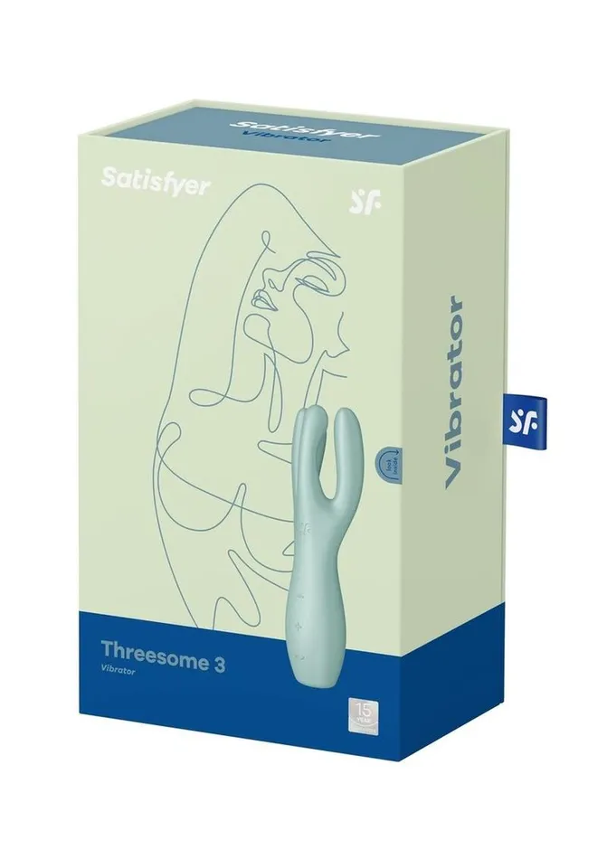 Satisfyer Female Sex Toys Satisfyer Threesome 3 Rechargeable Silicone Stimulator