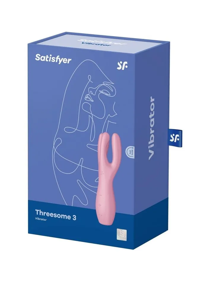 Satisfyer Female Sex Toys Satisfyer Threesome 3 Rechargeable Silicone Stimulator