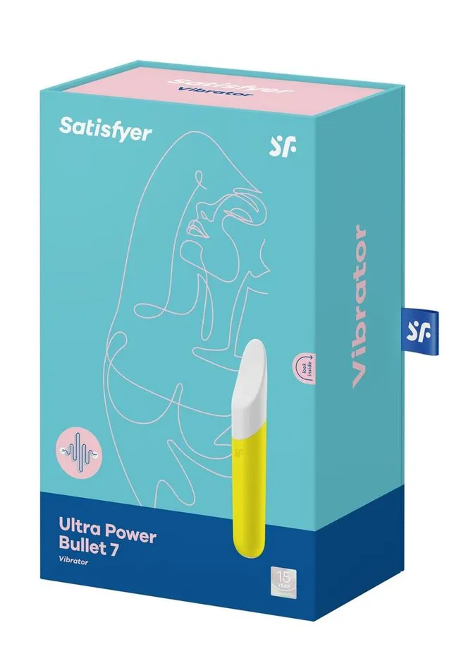 Satisfyer Ultra Power Bullet 7 Rechargeable Silicone Bullet Vibrator Satisfyer Female Sex Toys