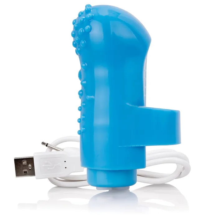 Screaming O Vibrators Charged Fingo Rechargeable Finger Vibe Blue