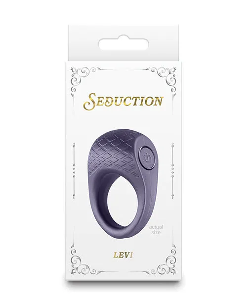 Seduction Levi Cock Ring Metallic Ns Novelties INC Male Sex Toys