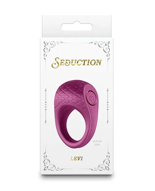 Seduction Levi Cock Ring Metallic Ns Novelties INC Male Sex Toys