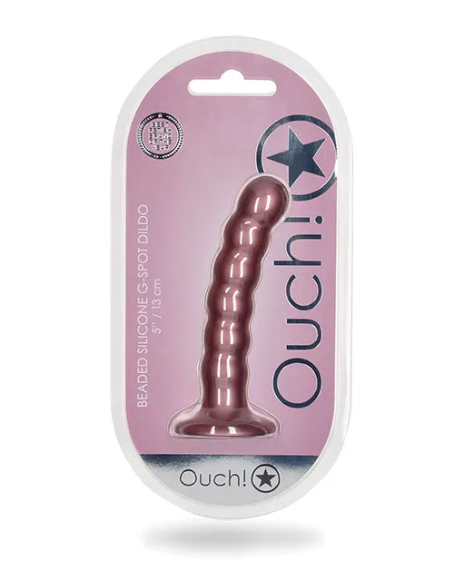 Shots America LLC Dildos Shots Ouch 5 Beaded Gspot Dildo