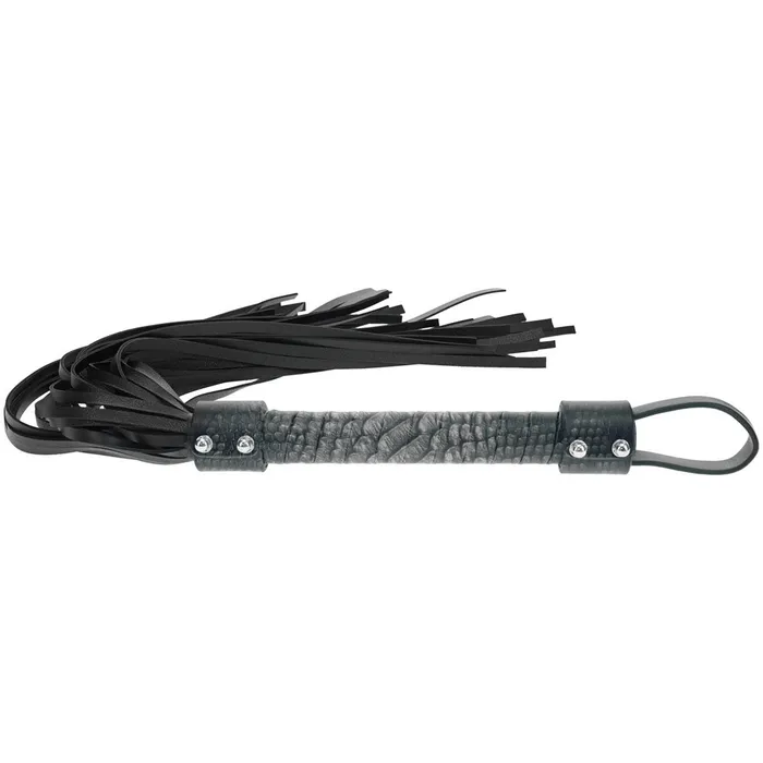 Shots Toys Anal OUCH Florence Collection Black Flogger Whip