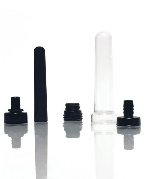 Skwert Water Bottle Douche Kit with Silicone Nozzle Adapter Boneyard Male Sex Toys