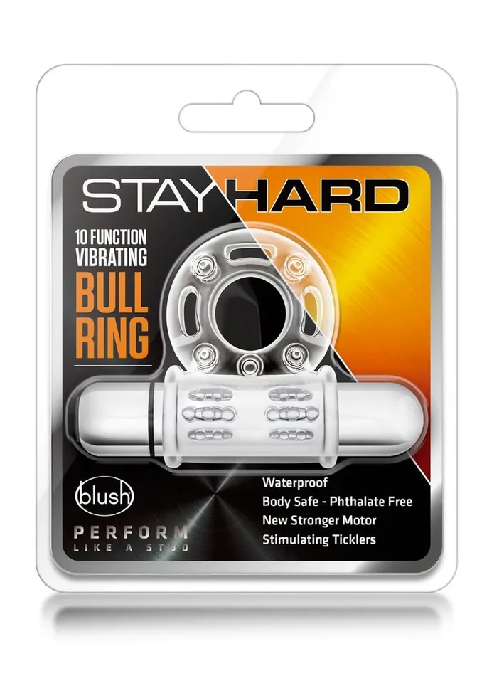 Stay Hard Male Sex Toys Stay Hard Vibrating Mega Bull Cock Ring