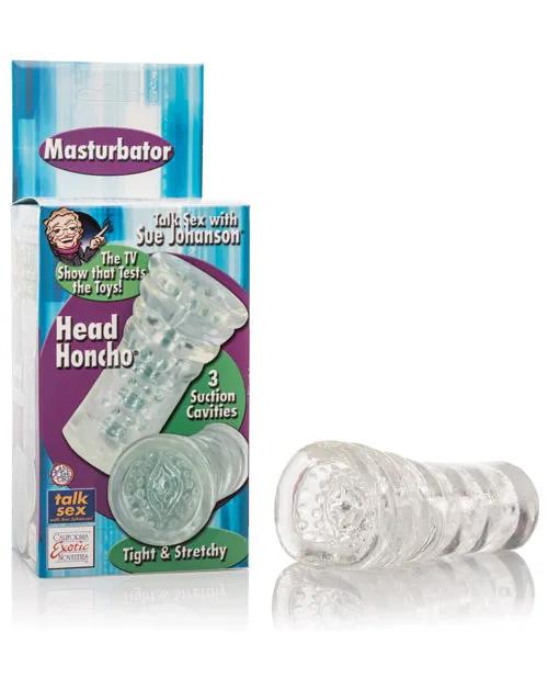 Sue Johanson Head Honcho Clear California Exotic Novelties Dildos