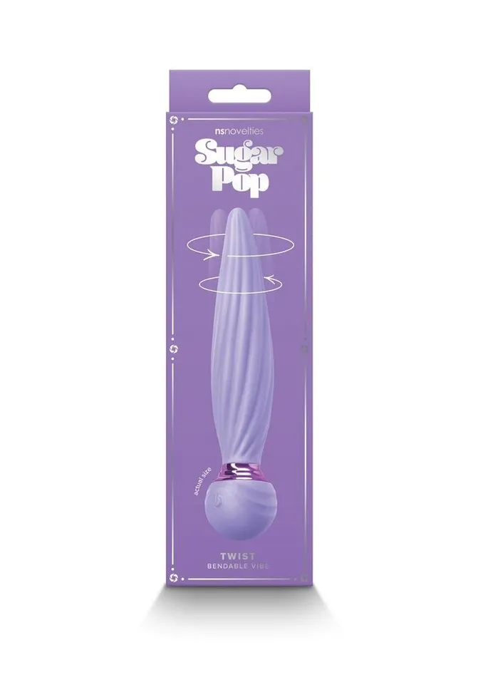 Sugar Pop Female Sex Toys Sugar Pop Twist Rechargeable Silicone Vibrator