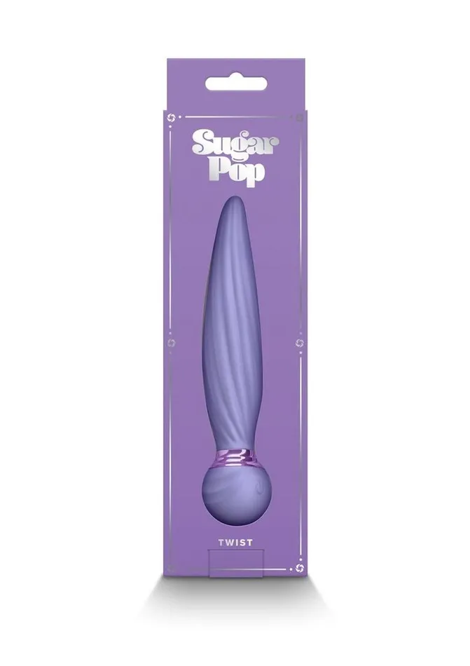 Sugar Pop Female Sex Toys Sugar Pop Twist Rechargeable Silicone Vibrator