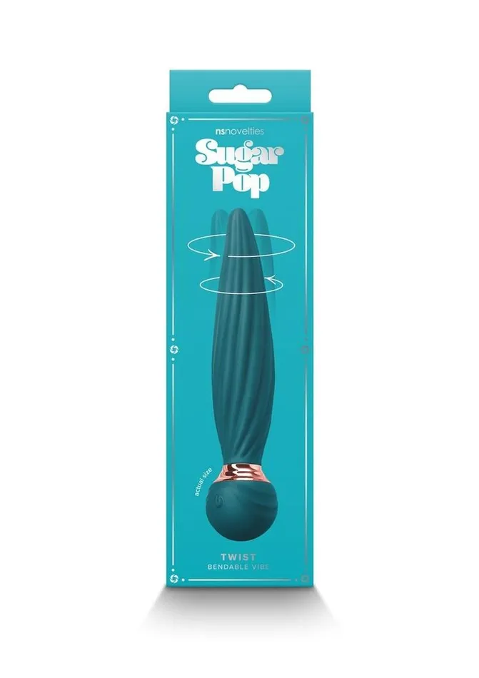 Sugar Pop Female Sex Toys Sugar Pop Twist Rechargeable Silicone Vibrator