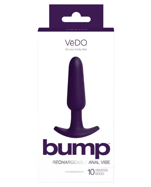 Vedo Bump Rechargeable Anal Vibe Savvy Co Anal