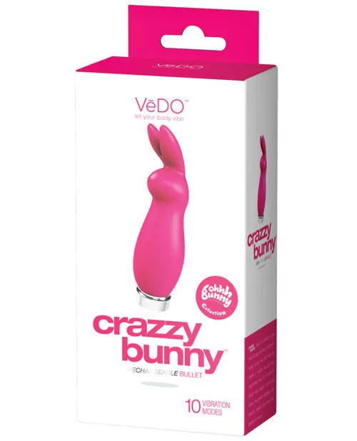 Vedo Crazzy Bunny Rechargeable Bullet Savvy Co Vibrators