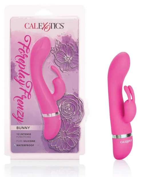 Vibrators California Exotic Novelties Foreplay Frenzy Bunny Pink