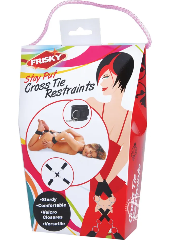 Vibrators Frisky Stay Put Cross Tie Restraints Frisky