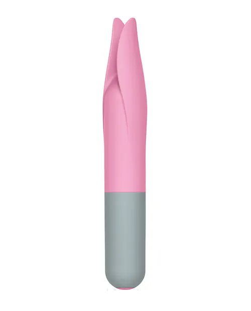 Vibrators Rock Candy Toys LLC Rock Candy Cherry Flicker Clit Tickler PinkGrey