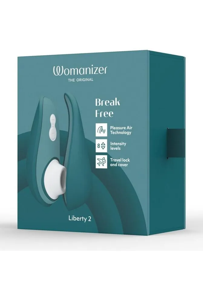 Womanizer Female Sex Toys Womanizer Liberty 2 Rechargeable Silicone Clitoral Stimulator Dark