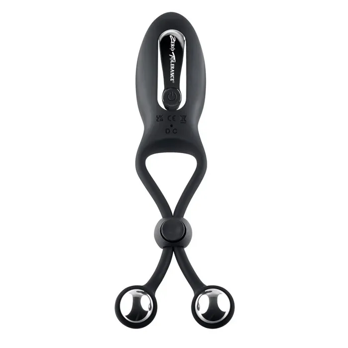 Zero Tolerance THE BIG BANG Black USB Rechargeable Vibrating Lasso Cock Ring Zero Tolerance Male Sex Toys