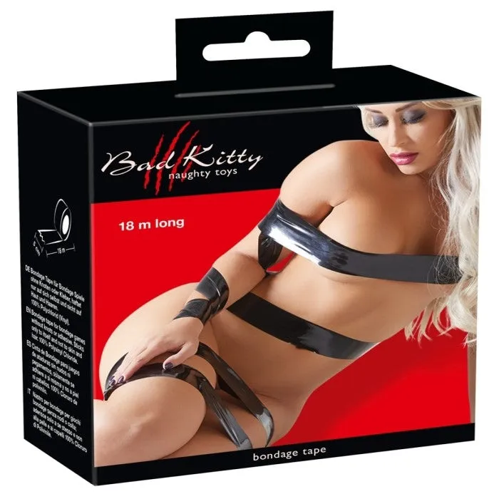 Anal Bad Kitty Bad Kitty Bondage Tape Black 18m