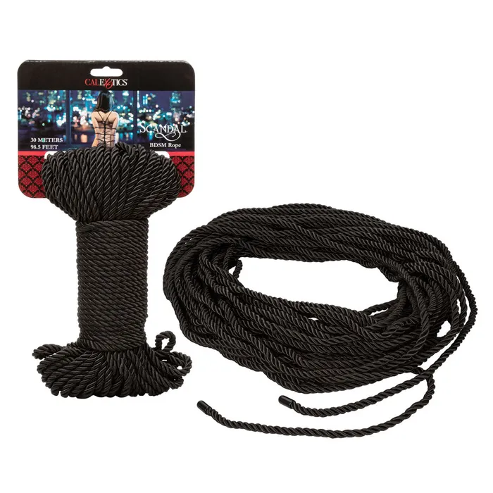 Anal CalExotics Scandal BDSM Rope 985 Ft 30m Black