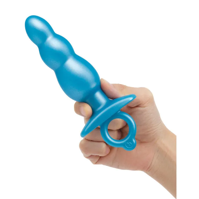 BVibe Anal BVibe Bounce Beaded Silicone Plug Blue