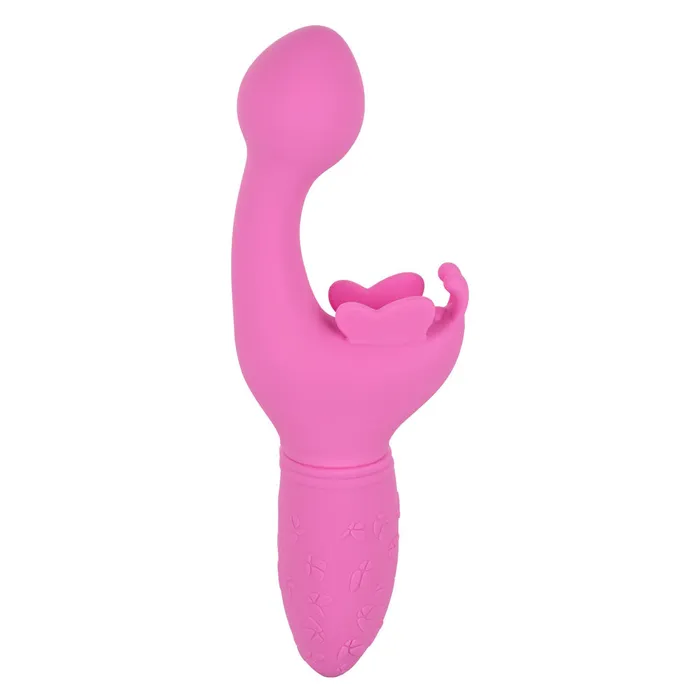 CalExotics Vibrators Rechargeable Butterfly Kiss Pink