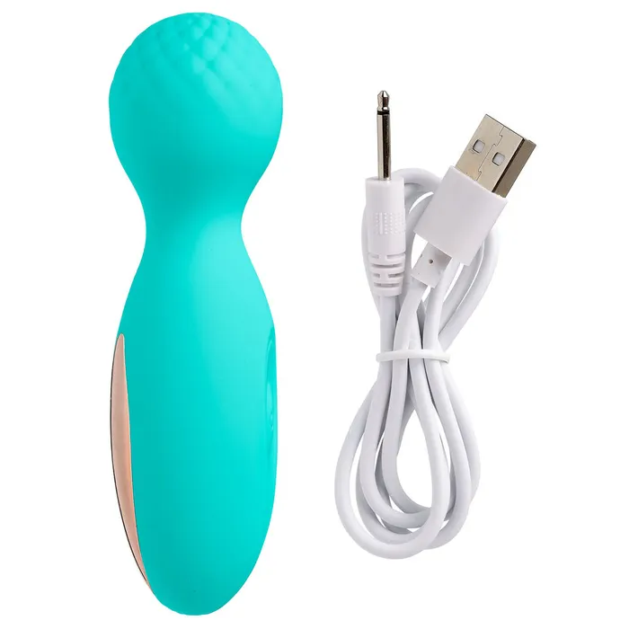 Cloud 9 Novelties Vibrators Cloud 9 Health and Wellness FlexiMassager Rechargeable Wand Teal