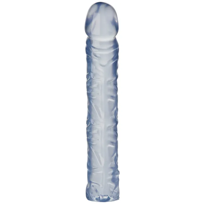 Crystal Jellies Classic Dong 10 Inch Clear Doc Johnson Dildos