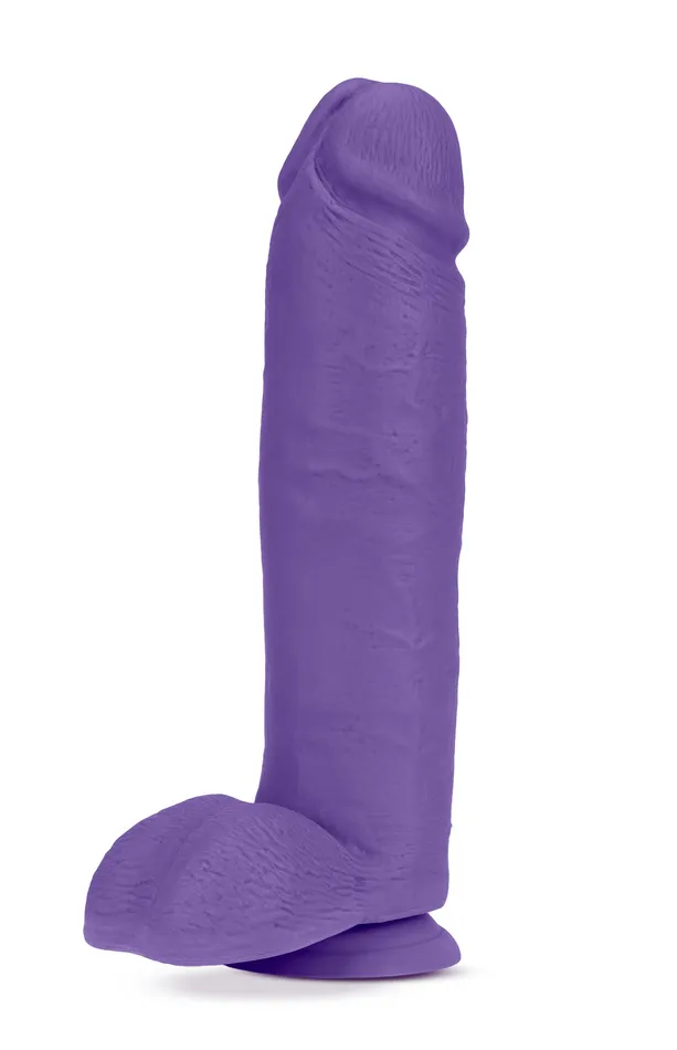 Dildos Blush Novelties Au Naturel Bold Huge 10 Inch Dildo Purple